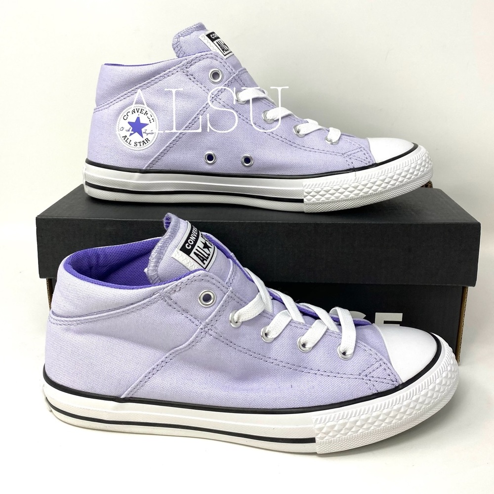 Converse Ctas Madison Mid Top Canvas Purple K/W - Picture 2 of 10